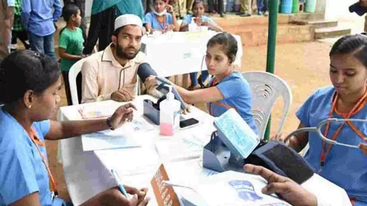 GHMC holds free health camps in vulnerable spots