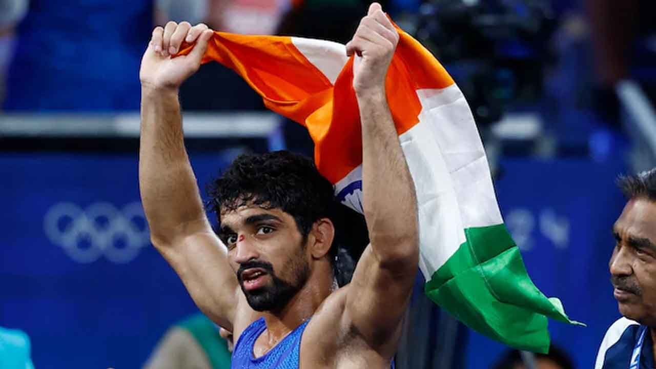 Aman Sehrawat wins India's first Paris Olympics wrestling medal