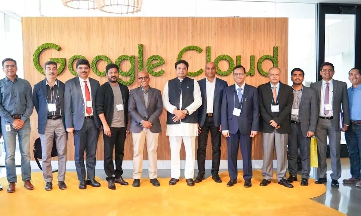 Revanth Reddy Visits Google Headquarters in US, discusses on expansion of tech services