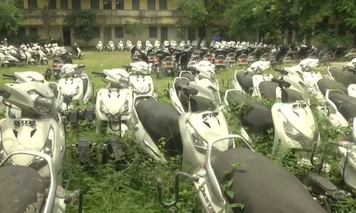 Outrage as 180 scooters for disabled left to rust