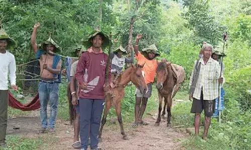 Tribals protest over lack of basic amenities