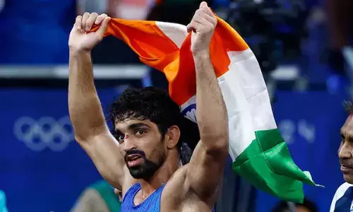 Aman Sehrawat wins Indias first Paris Olympics wrestling medal