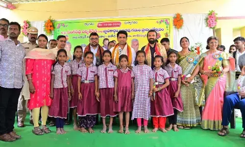 Director Nag Ashwin visits his home town, extends assistance to school