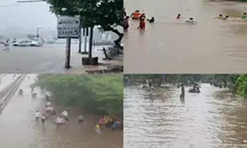 Heavy rain causes waterlogging in Gurugram, traffic disrupted