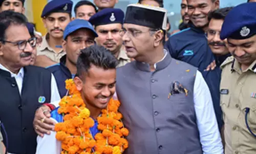 Hockey midfielder Vivek Sagar gets heros welcome in MP after Paris Olympics bronze