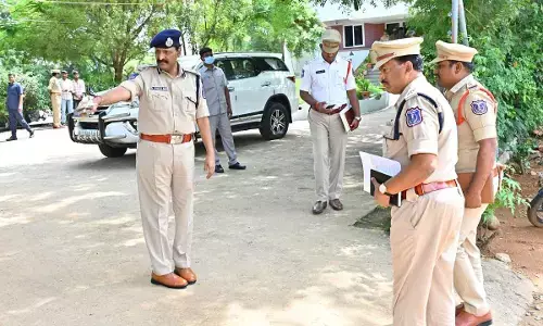 Rachakonda Commissioner Sudhir Babu  Reviews Ibrahimpatnam Police Station Operations