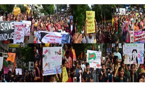 ‘We will remain in our land: Protesting Hindus in Bangladesh seek secure environment