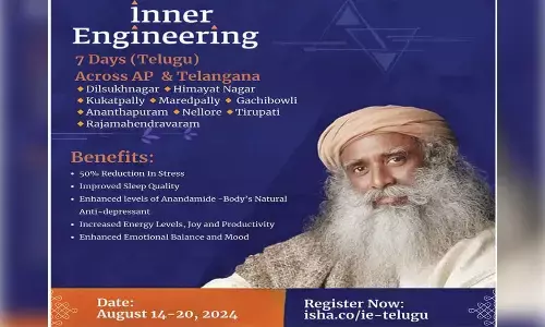 Week-long ‘Inner Engineering’ Yoga session by Isha Foundation from Aug 14