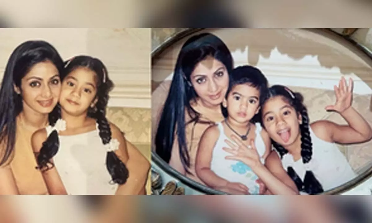 Janhvi, Khushi wish their mumma Sridevi on 61st birth anniversary; drop childhood photos