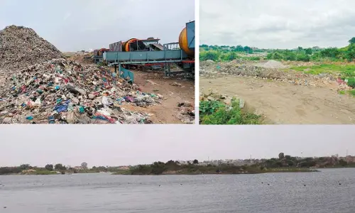 Hyderabad: Land sharks encroach Jalpally water bodies, govt lands