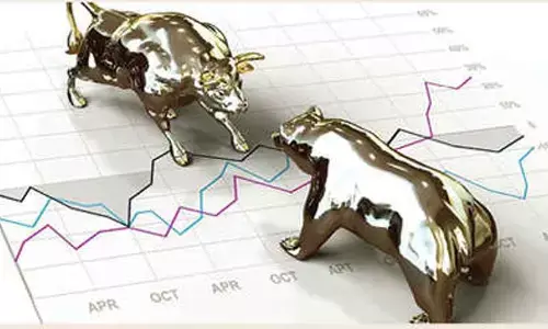Markets end marginally lower in volatile trade
