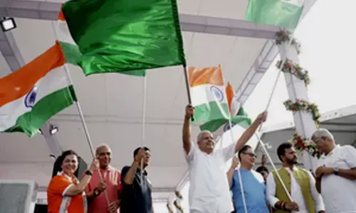 Vice President flags off Har Ghar Tiranga Bike Rally, urges national unity