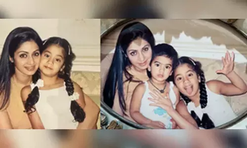Janhvi, Khushi wish their mumma Sridevi on 61st birth anniversary; drop childhood photos
