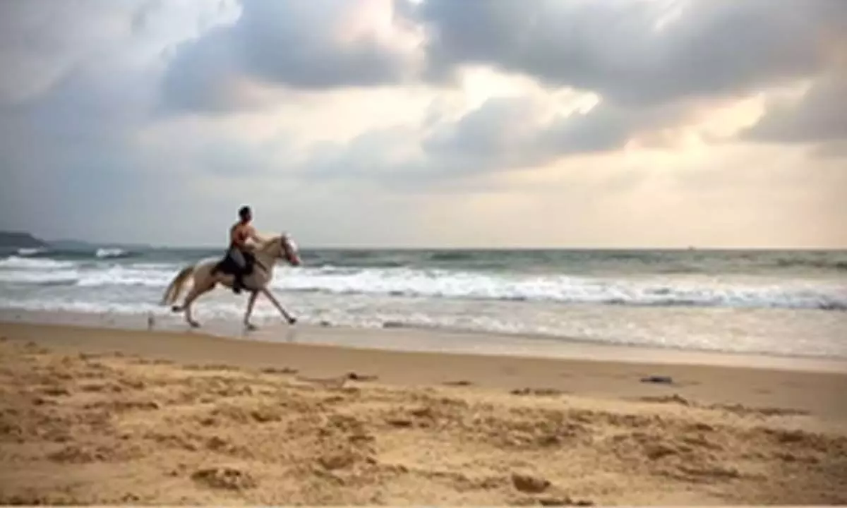 Ishaan Khatter experiences thrill of horseback riding on the beach