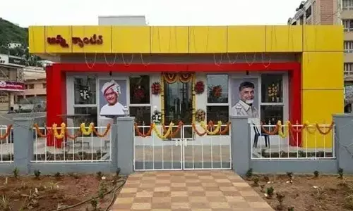 Anna Canteen given a facelift in Anantapur