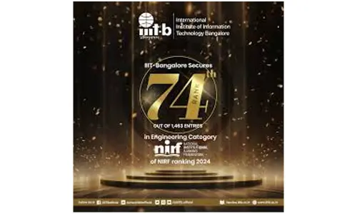 IIIT-Bangalore Achieves Consistent Excellence with NIRF Rank of 74