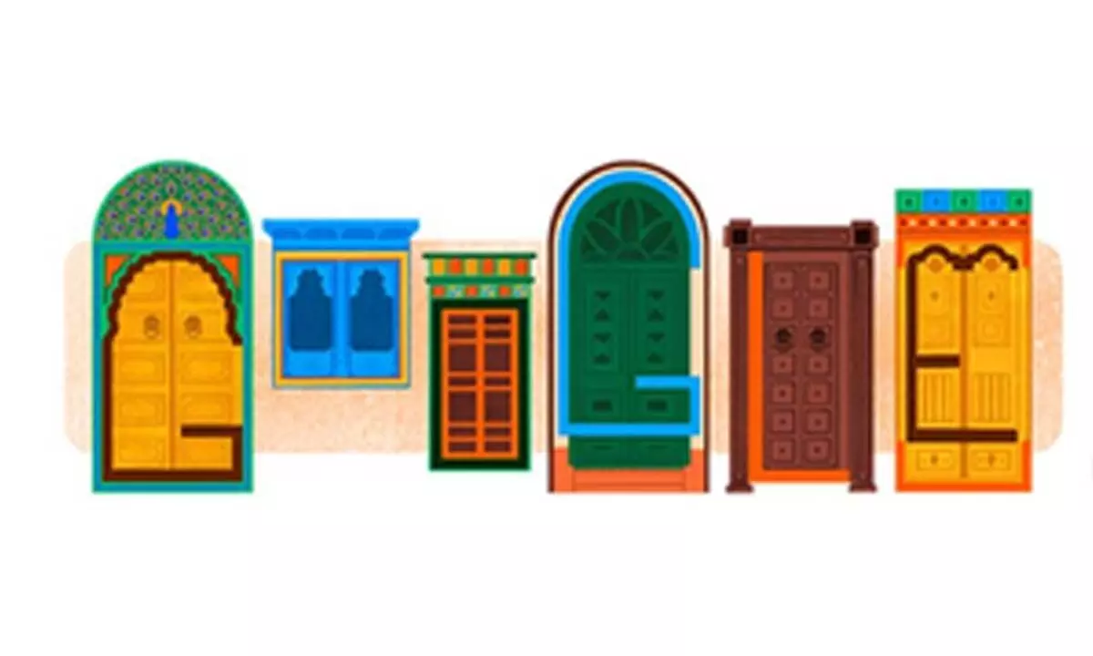 Google doodle celebrates Indias Independence Day with architecture-theme