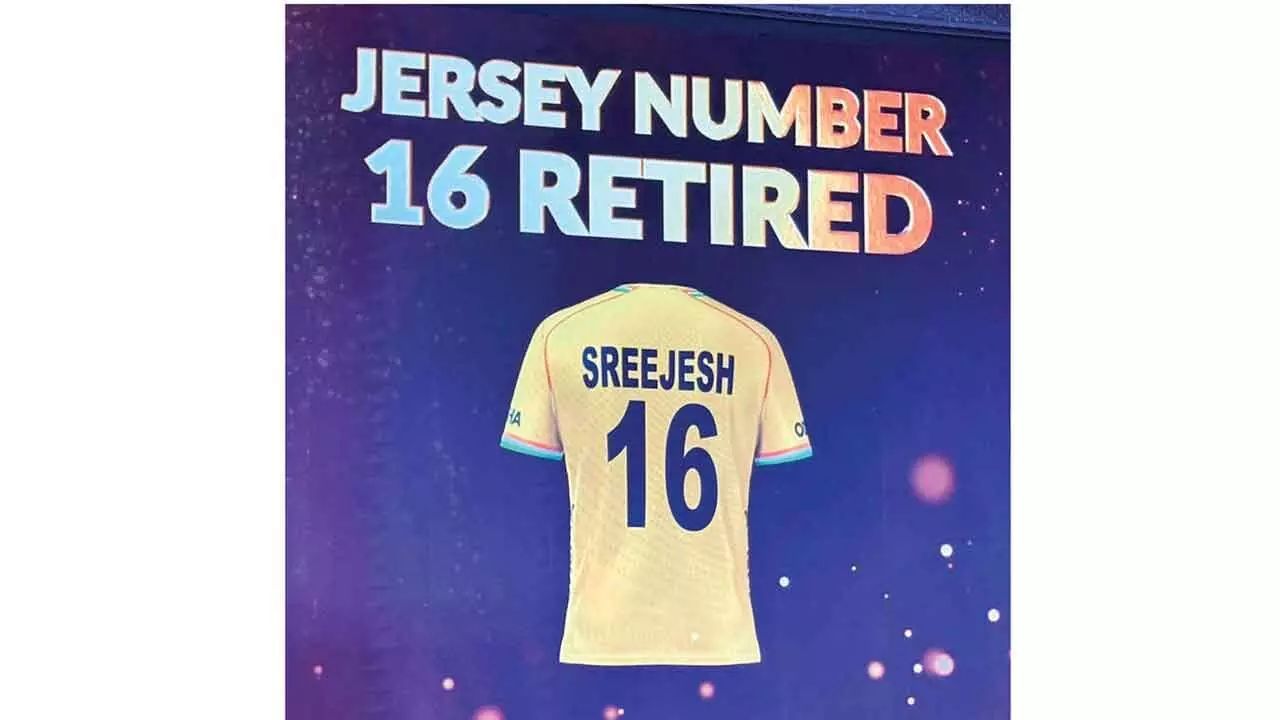 Hockey India retires Sreejeshs No.16 jersey