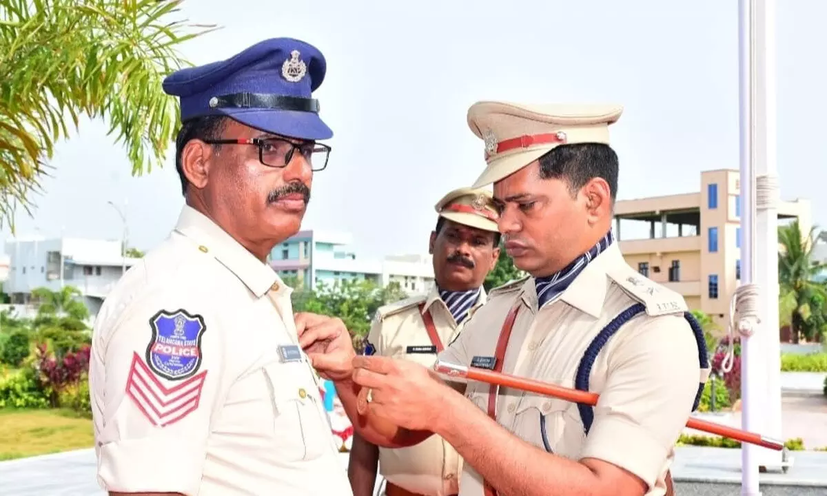 Grand Independence Day Celebrations at the District Police Office