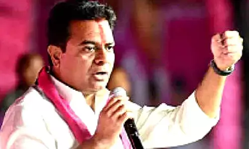 KTR tears into govt over debt-ridden Gram Panchayats