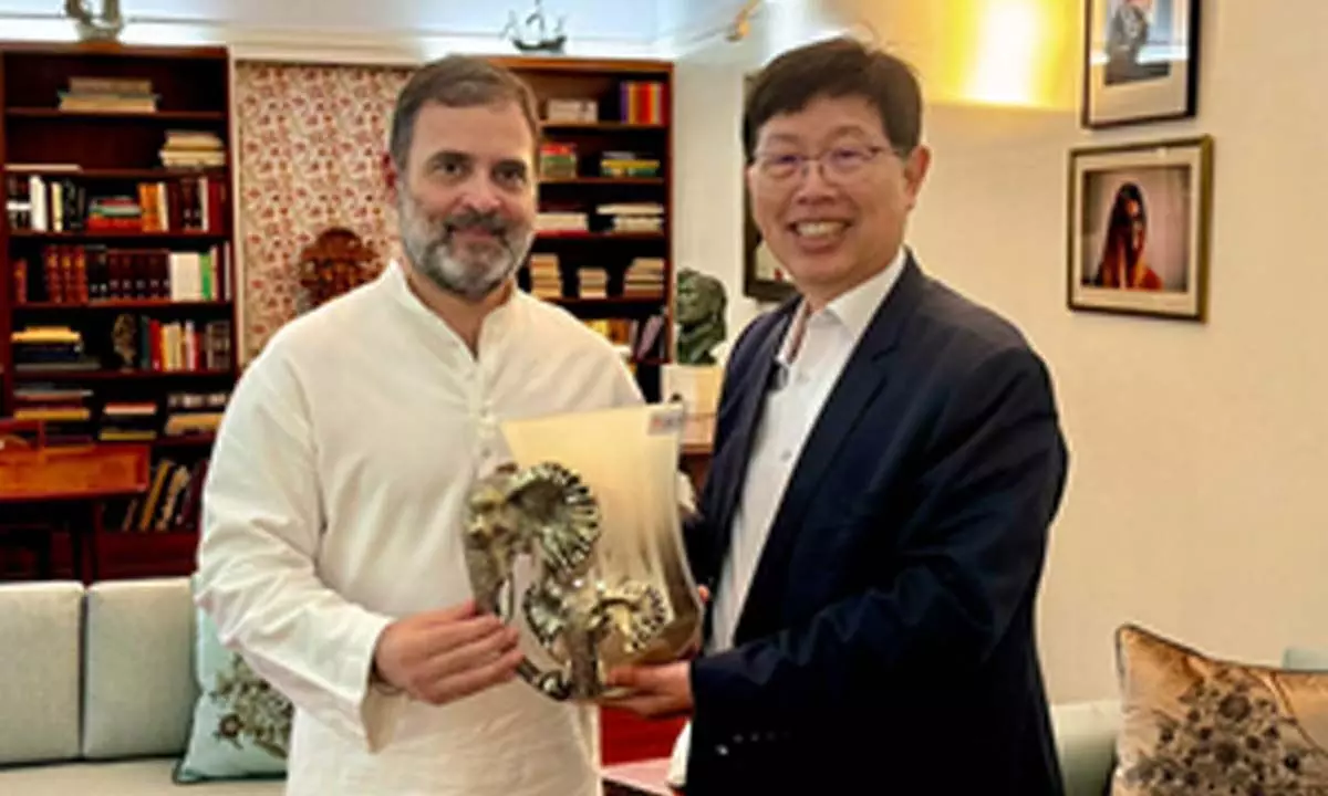 Rahul Gandhi meets Foxconn Chairman, has ‘engaging conversation’