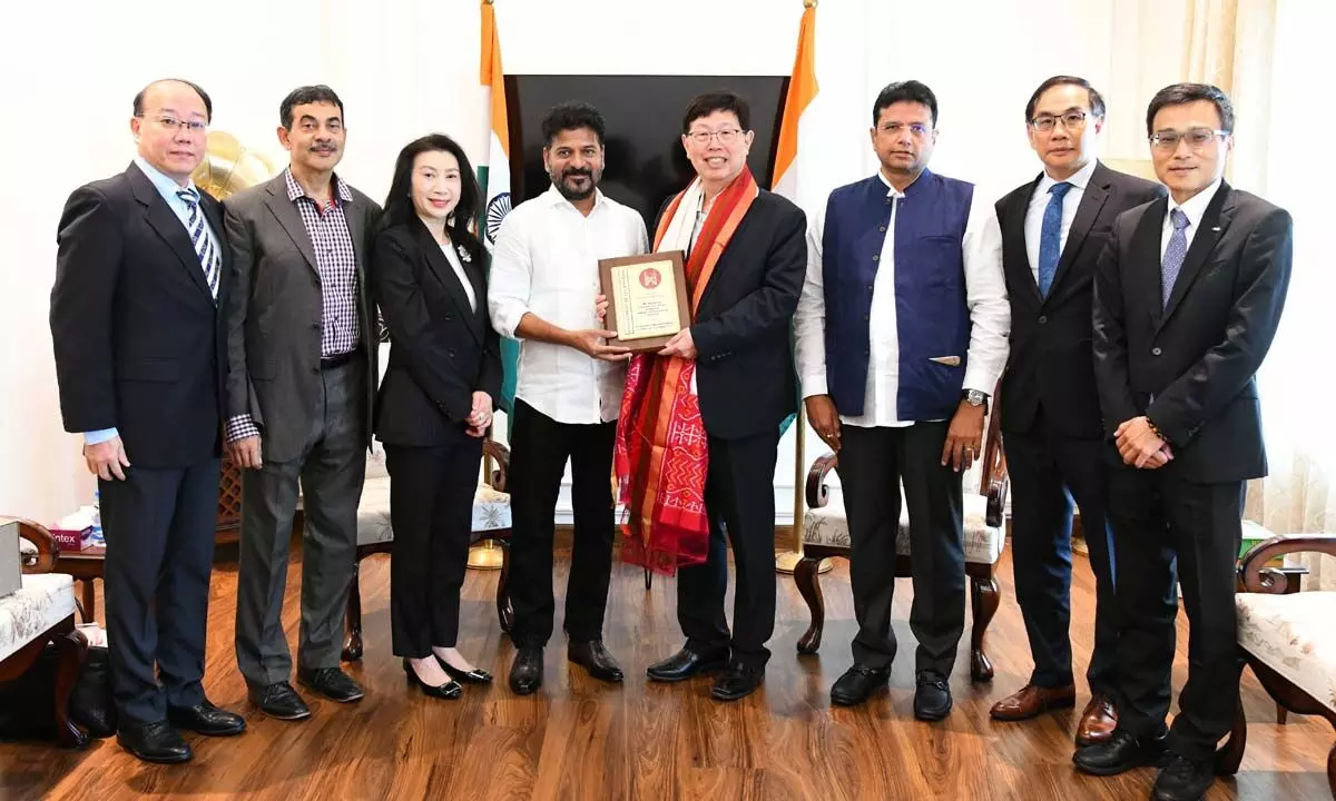 Foxconn Chairman Meets Revanth Reddy to Investment in New Future City