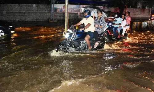 Rains, gusty winds lash several parts of Hyderabad