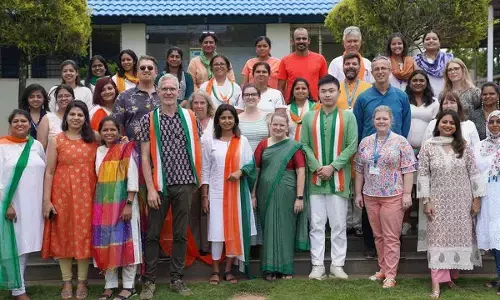 Students from over 40 nationalities celebrate Aug 15