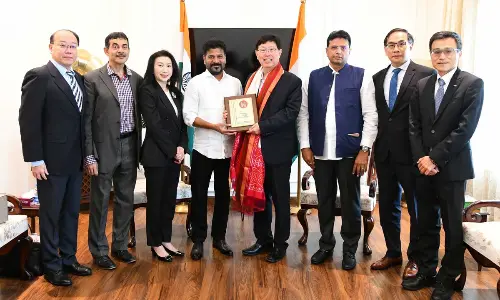 Foxconn Chairman Meets Revanth Reddy to Investment in New Future City