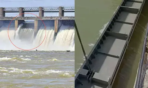 Second element of new gate succesfully installed at Tungabhadra Dam