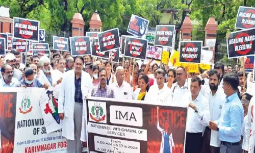 Doctors stage protests, medical services halted