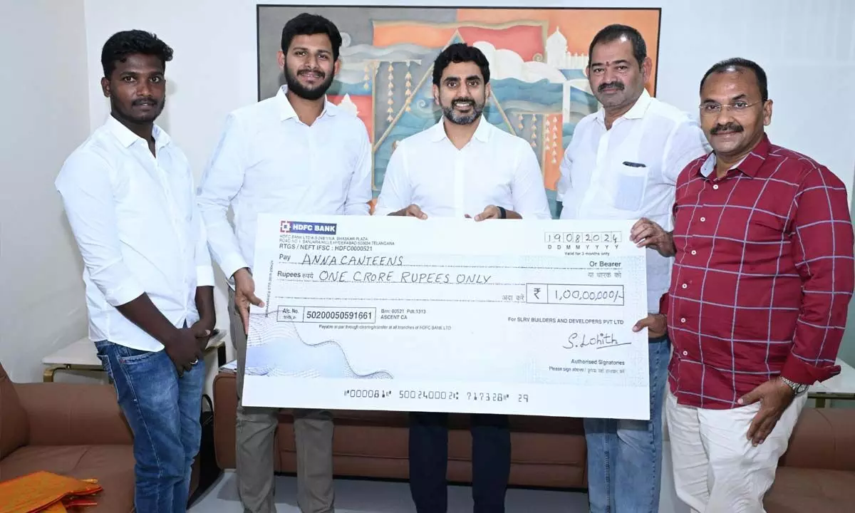 TDP Leader Sistla Lohith Donates ₹1 Crore to Anna Canteens