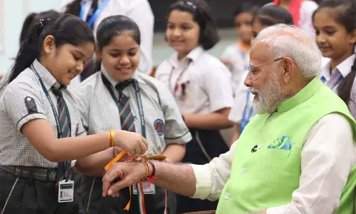 Children share heart-warming moment with PM Modi during Raksha Bandhan celebrations