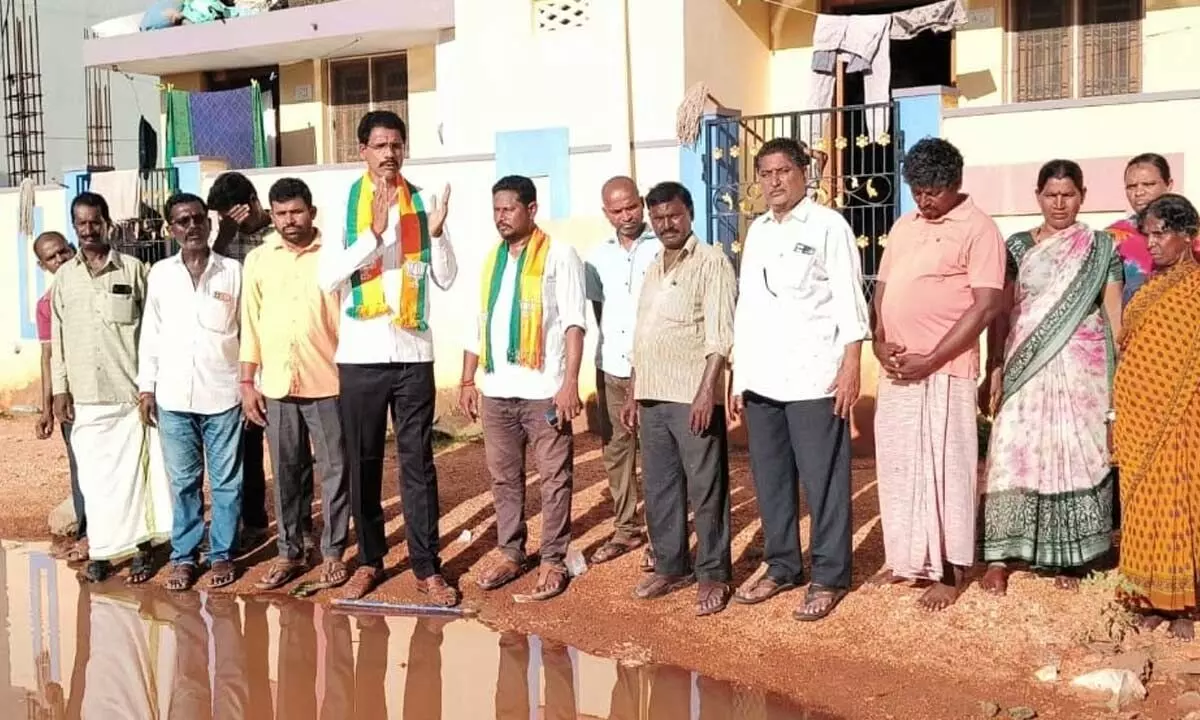 Bharat Nagar Issues Identified by Jogulamba Gadwal District President S. Ramachandra Reddy in Aija Municipality