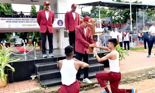 Sports meet kicks off at Sainik School