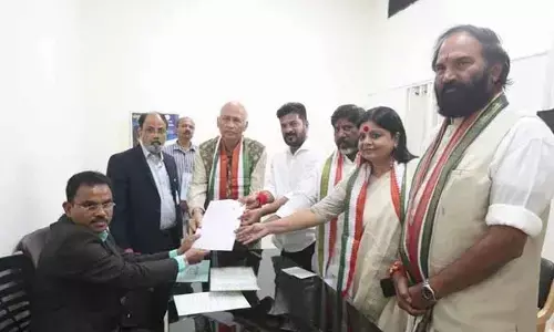 Singhvi files nomination papers for Rajya Sabha by-poll