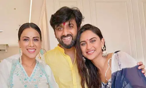 Nia Sharma ties rakhi to her brother, ‘Ek Hazaaron Mein’ co-star Krystle; shares photos