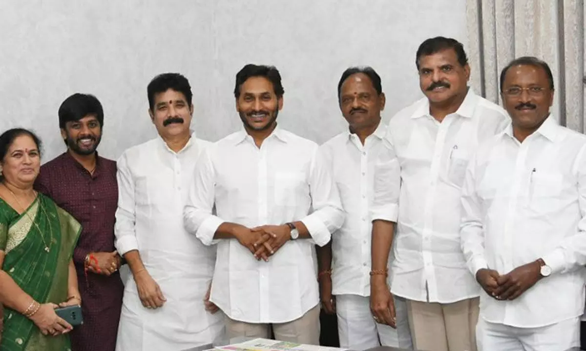 Botsa Satyanarayana meets YS Jagan, to take oath as MLC in a while