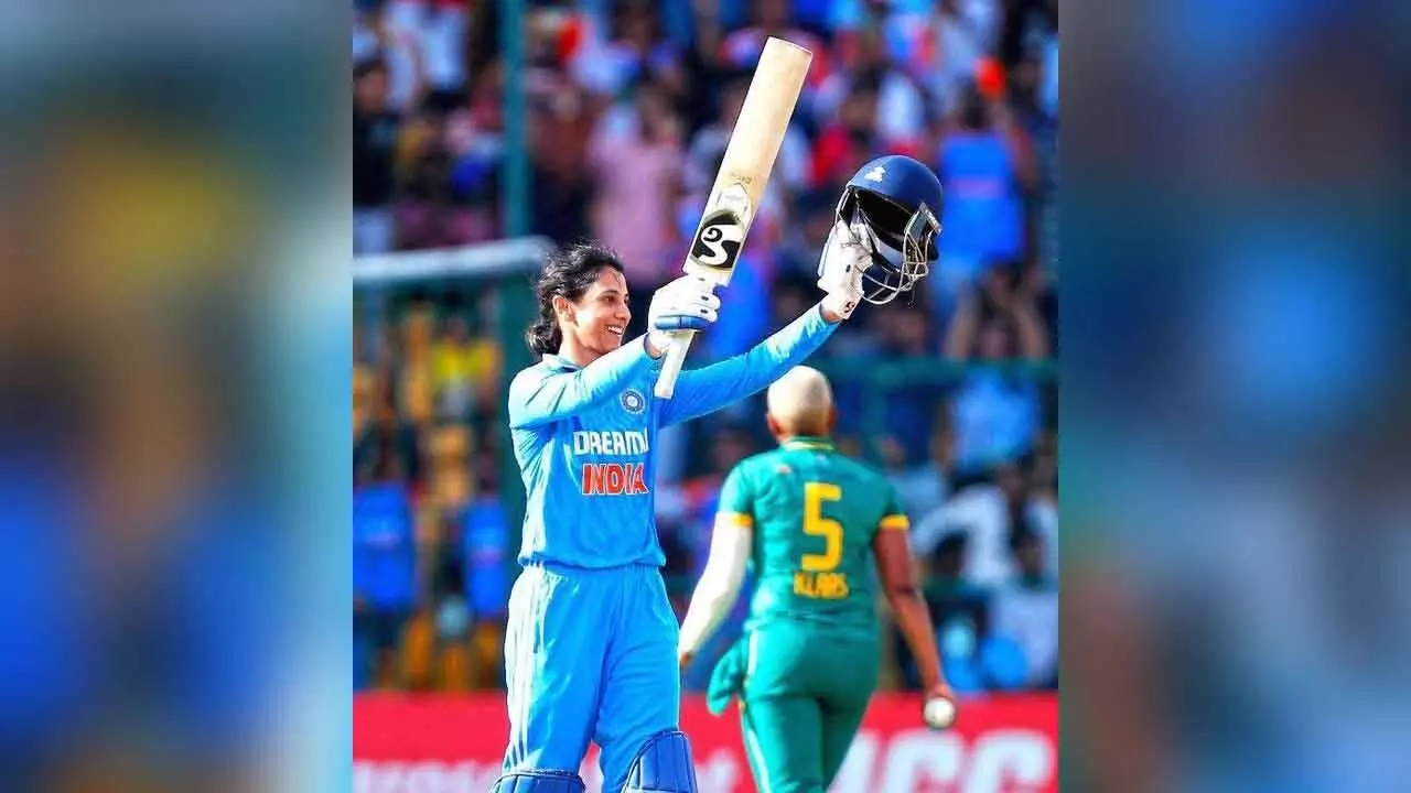 Smriti Mandhana moves to 3rd spot