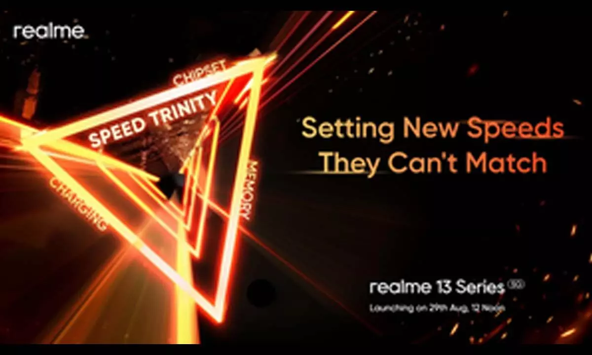 realme 13 Series 5G unveils speed trio for unmatched speed, to launch on Aug 29