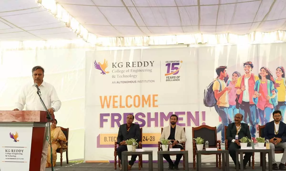 KG Reddy engineering college conducts orientation program for freshers