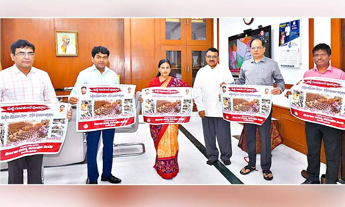 CS unveils posters on clay Ganeshas