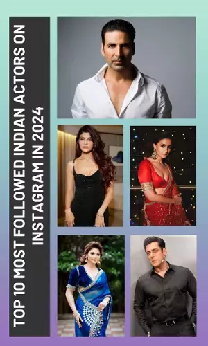 Top 10 Most Followed Indian Actors on Instagram in 2024