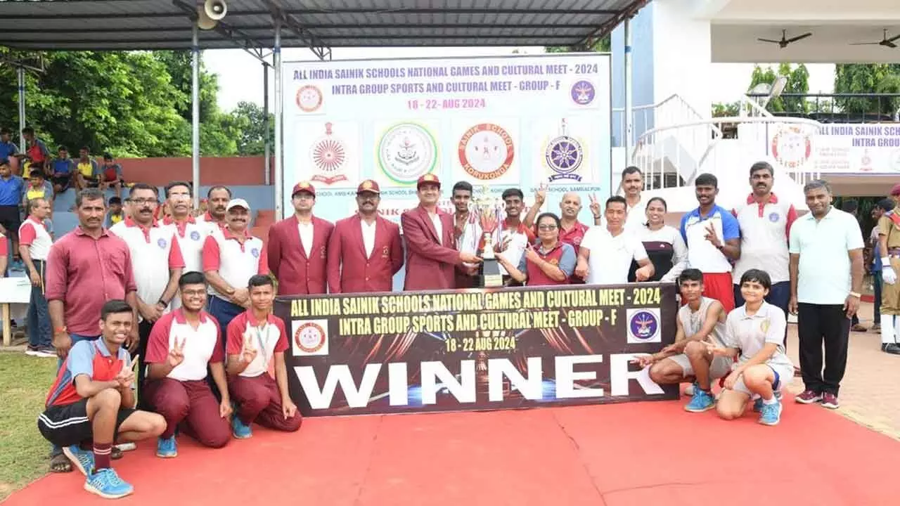 Sports meet concludes at Sainik School