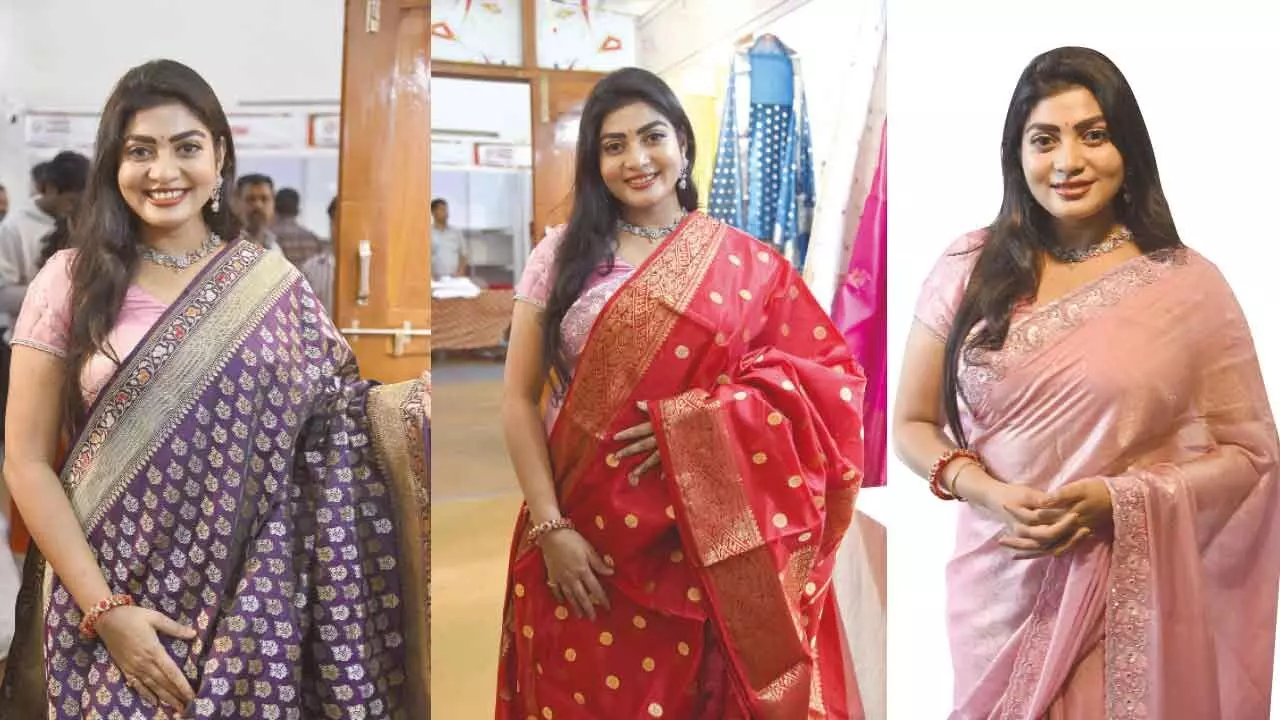 Sowmya Janu Inaugurates Hand to Hand Handloom Expo