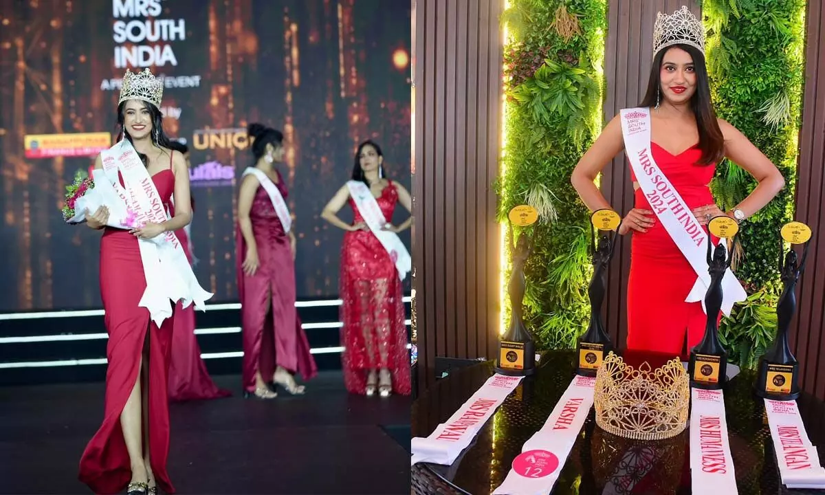 Varsha Reddy Crowned Mrs South India 2024 Winner