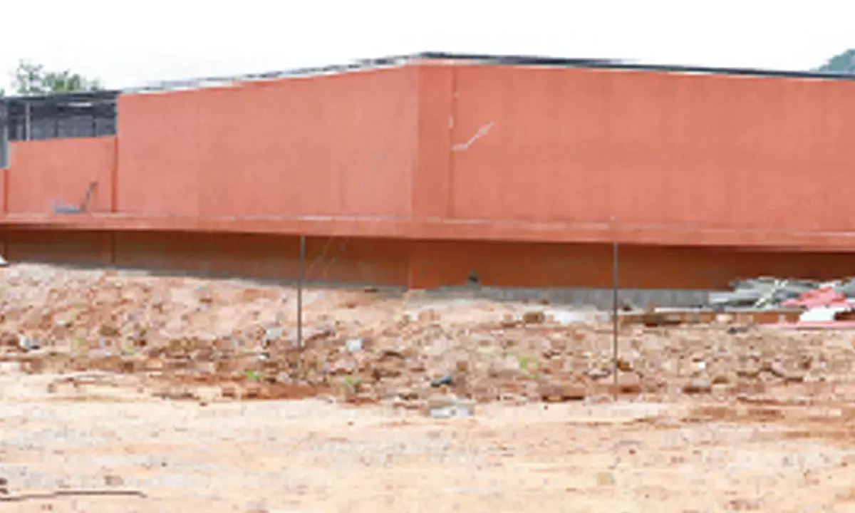 The nocturnal house which is under construction at SV Zoo Park in Tirupati