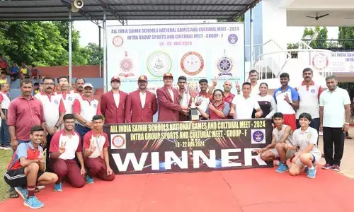 Sports meet concludes at Sainik School