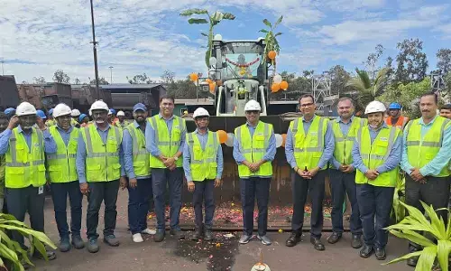 Electrical loader launched at Krishnapatnam Port