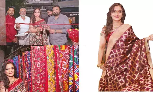 Bina Mehta Inaugurates Exquisite 9-Day Patola Art Exhibition at Labels Pop-Up Space